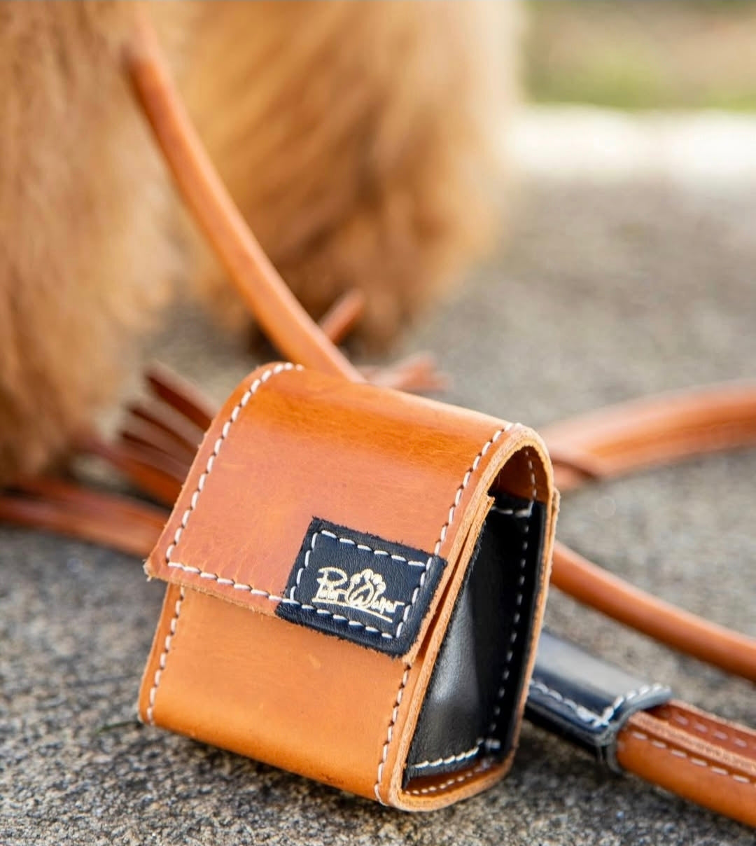Leather Waste Bag Holder