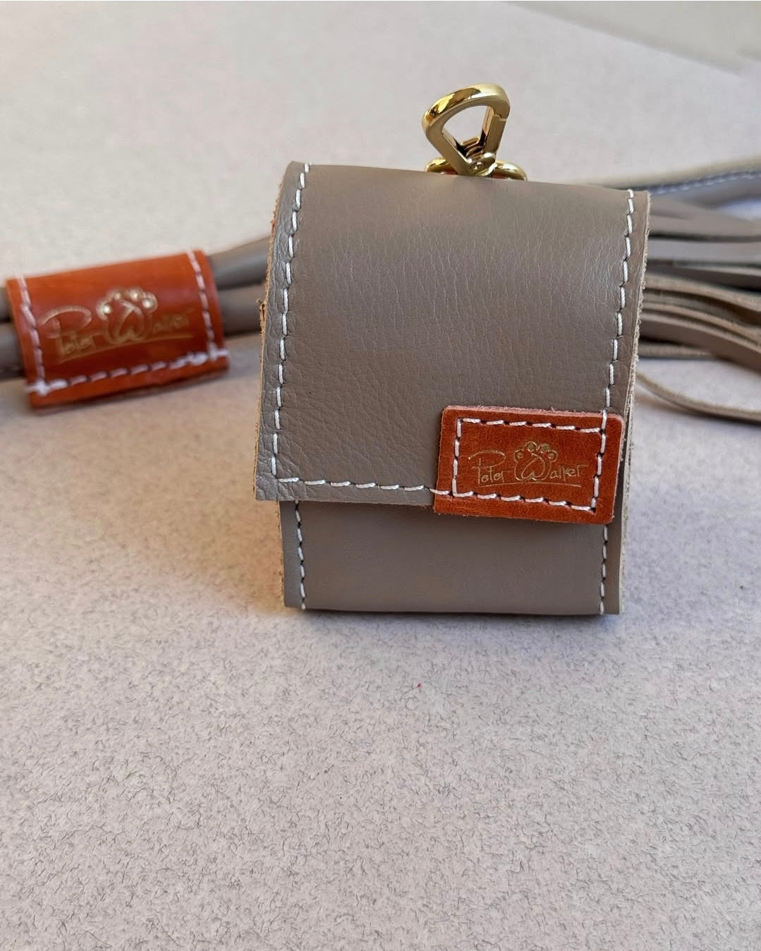 Leather Waste Bag Holder