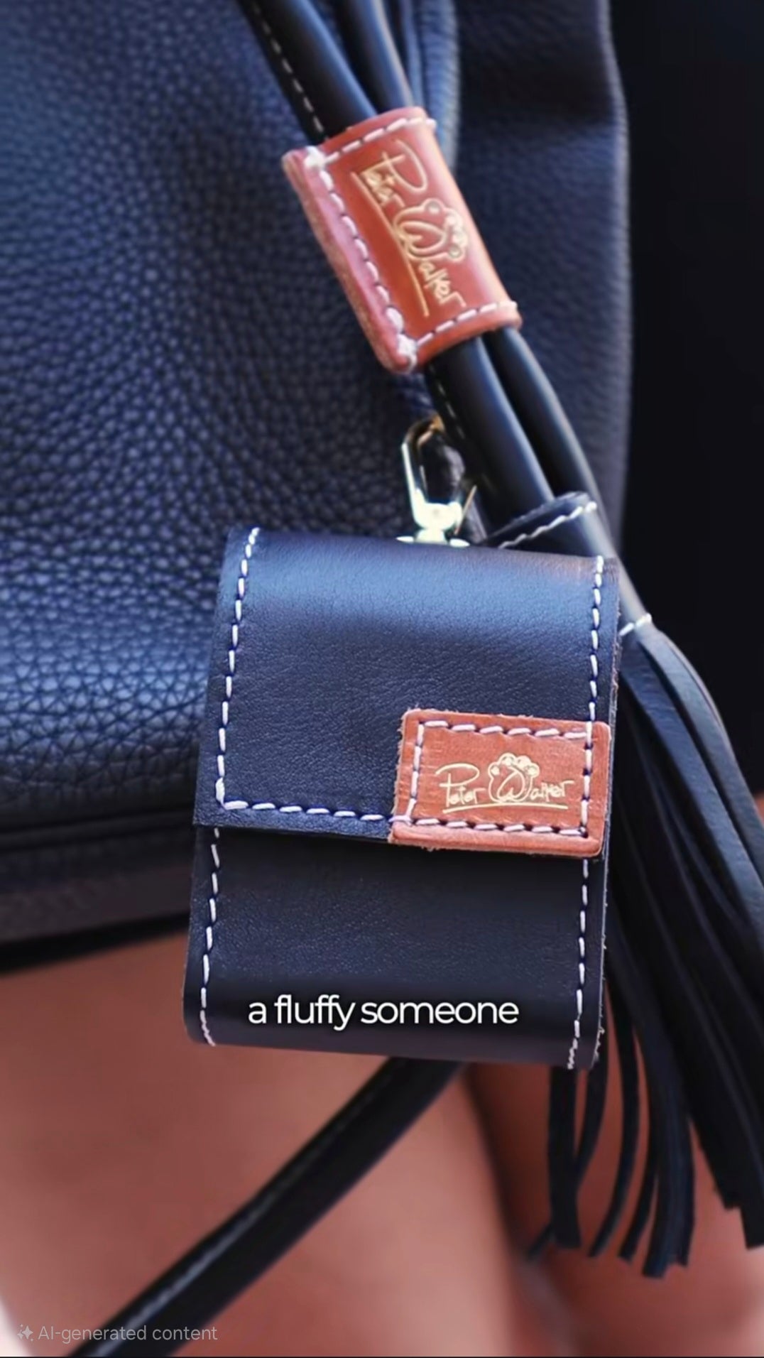 Leather Waste Bag Holder