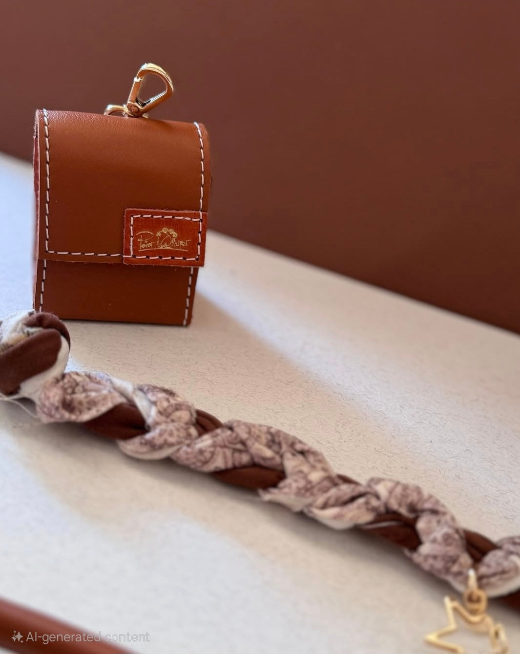 Leather Waste Bag Holder